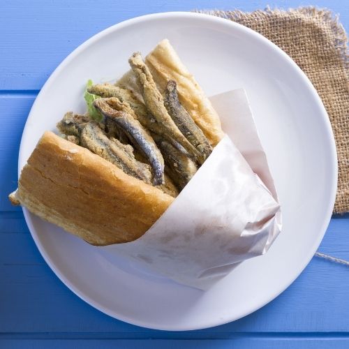 Yarım Ekmek Sardalya (Tarator Soslu)